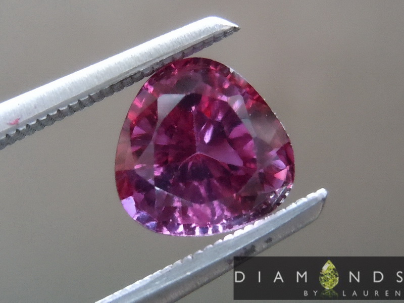 natural purple sapphire