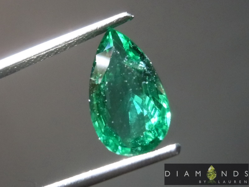 natural pear emerald