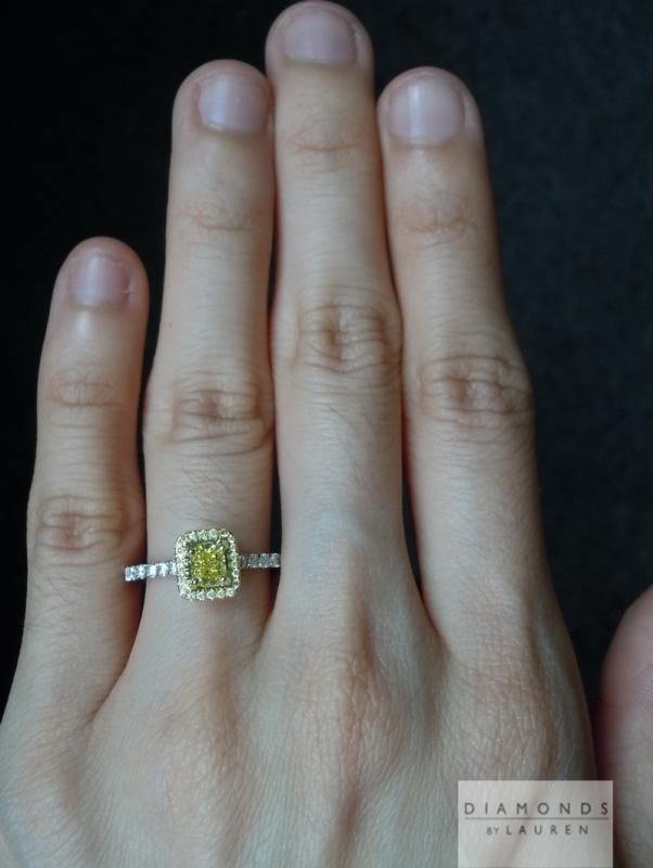 yellow diamond ring
