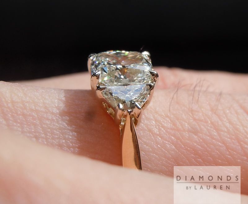 near colorless diamond ring
