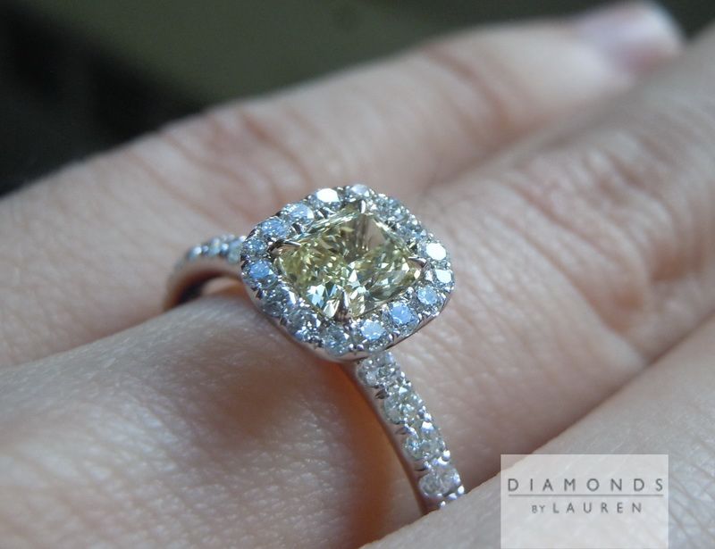 canary diamond ring