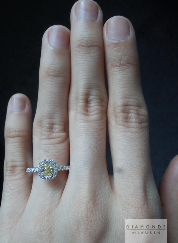 yellow diamond ring