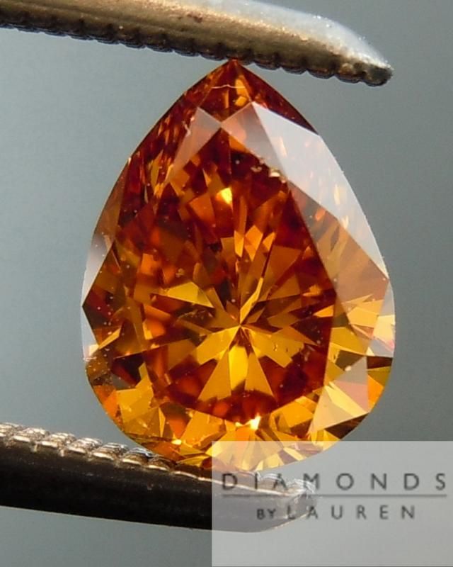 natural orange diamond