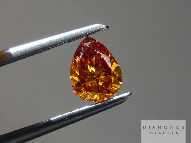 natural orange diamond