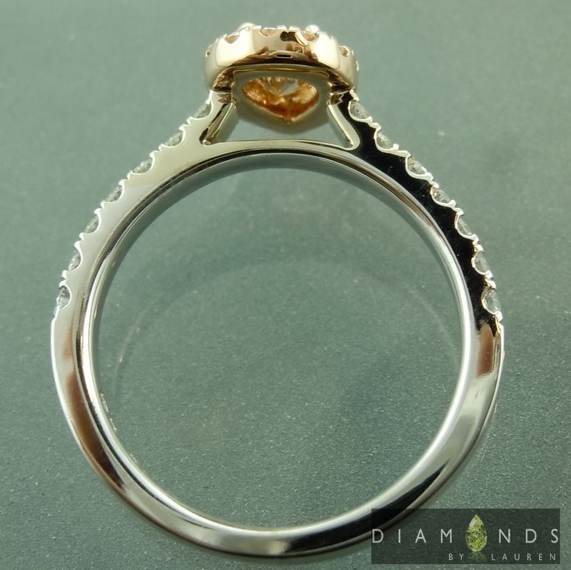 natural yellow diamond ring