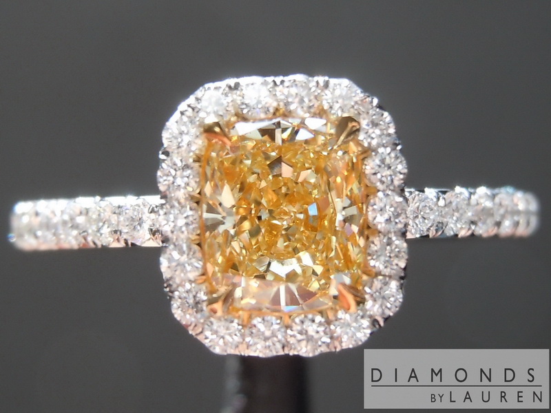 yellow diamond ring