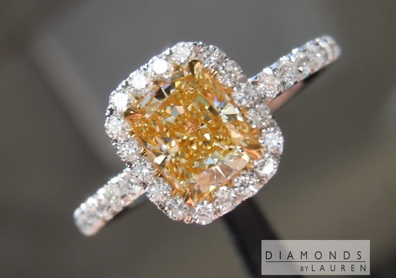 canary diamond ring