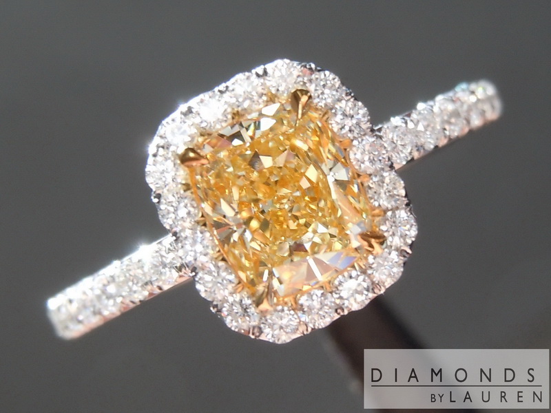 yellow diamond ring