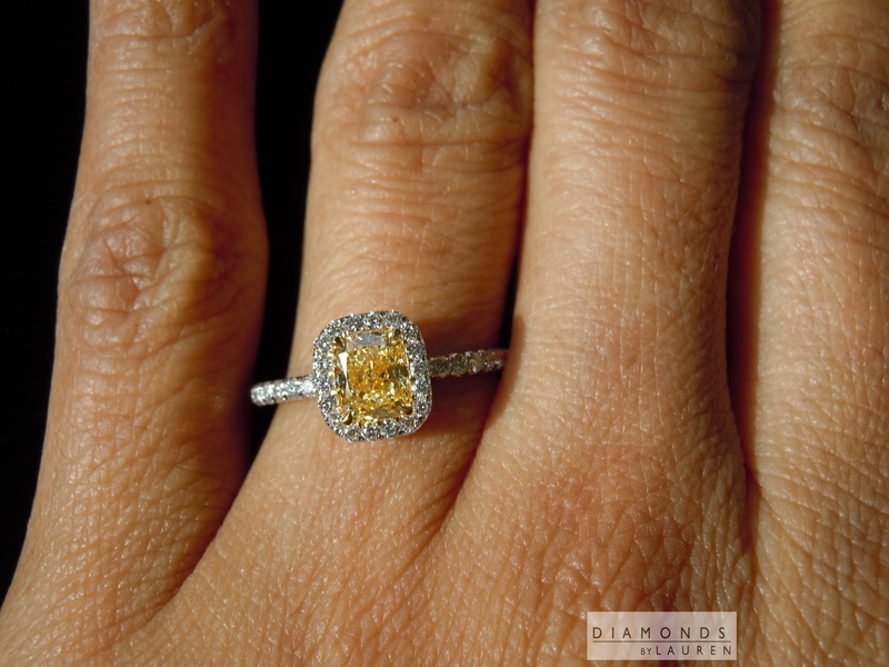 yellow diamond ring