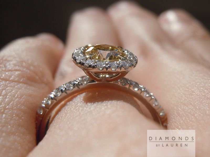 yellow diamond ring
