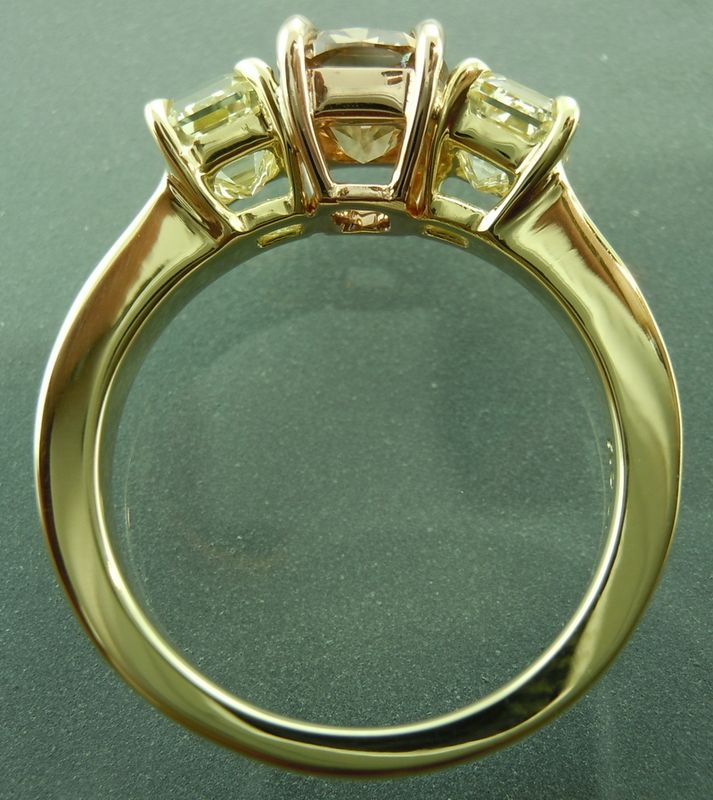 brown diamond ring