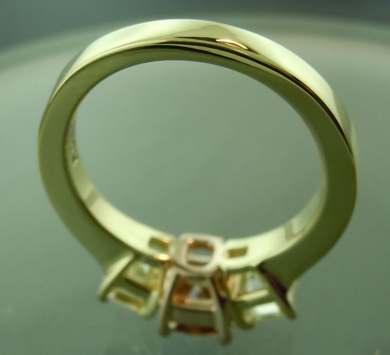natural brown diamond ring