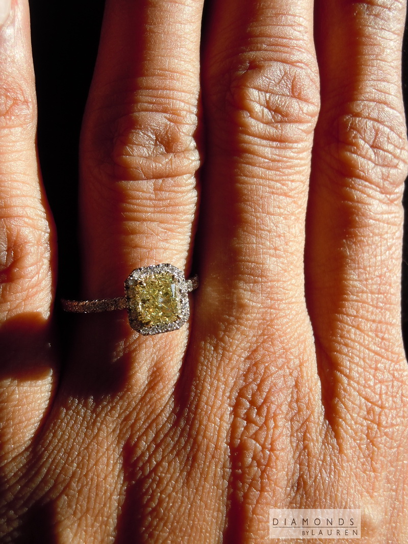 yellow diamond ring