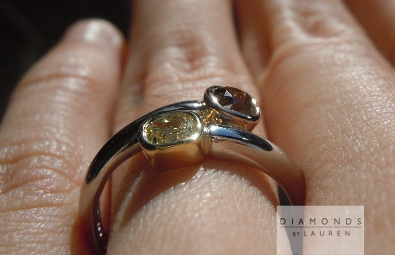 canary diamond ring