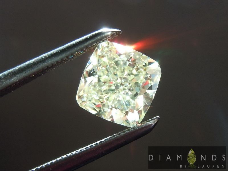 natural yellow diamond ring