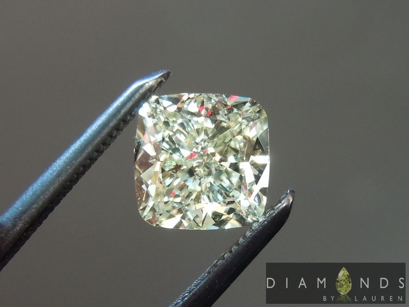 natural yellow diamond ring