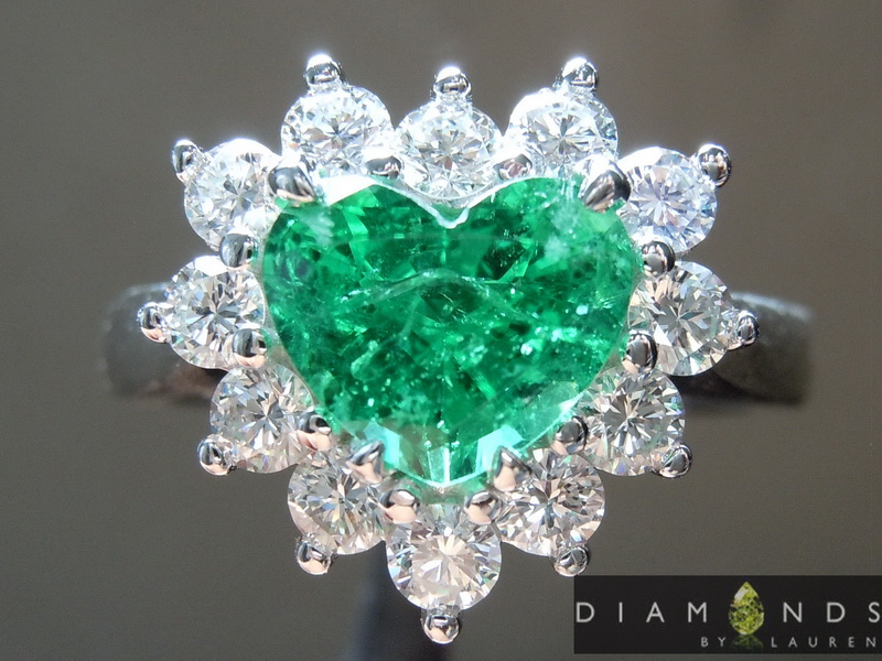 natural emerald ring