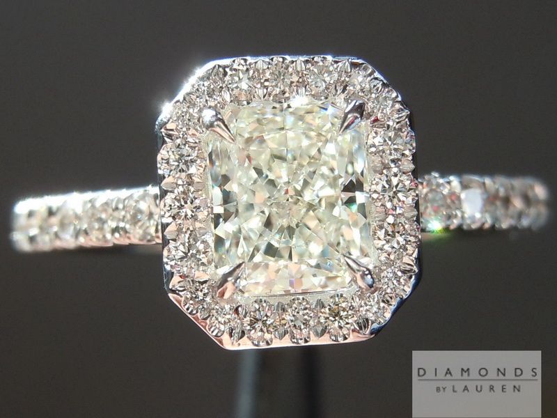 white diamond ring
