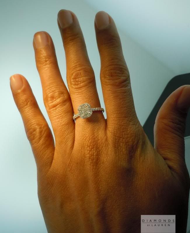 colorless diamond ring