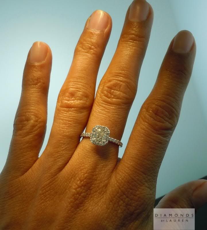 white diamond ring