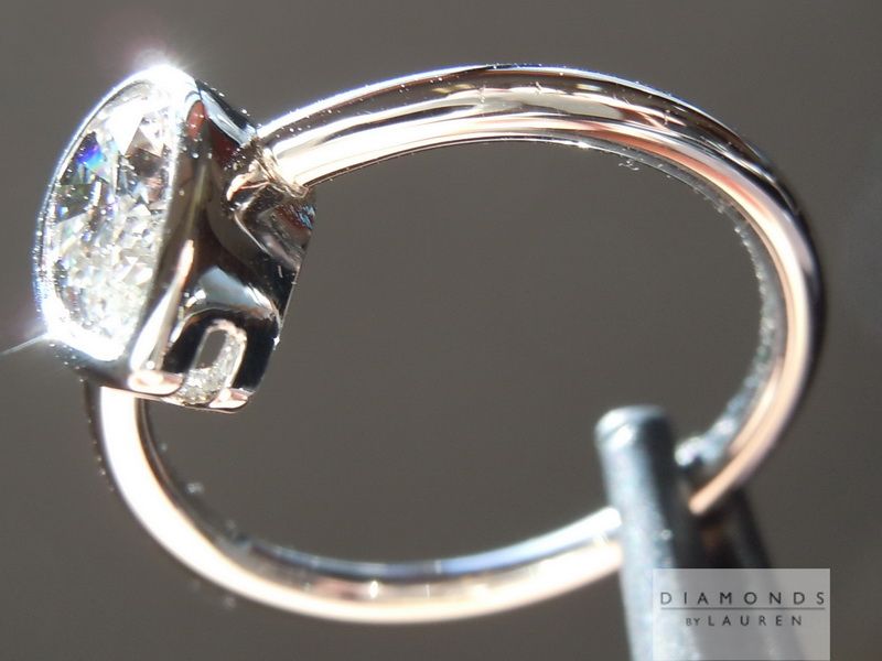 colorless diamond ring