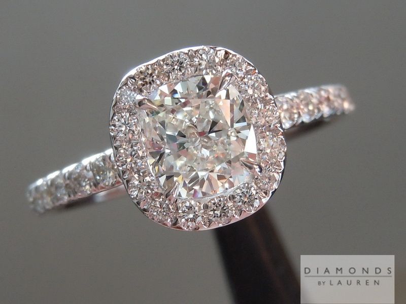 white diamond ring