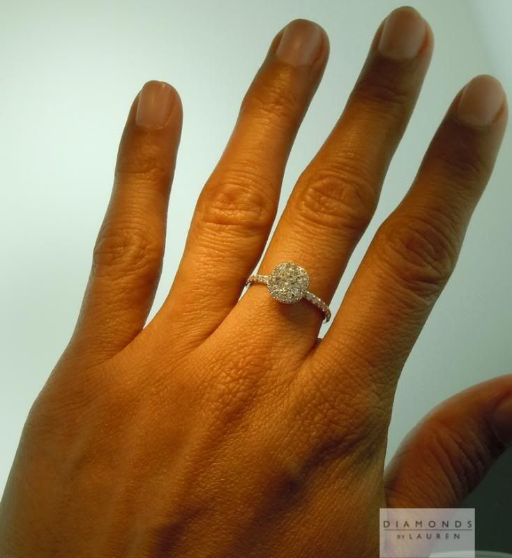 colorless diamond ring