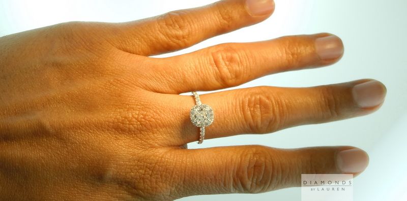 white diamond ring