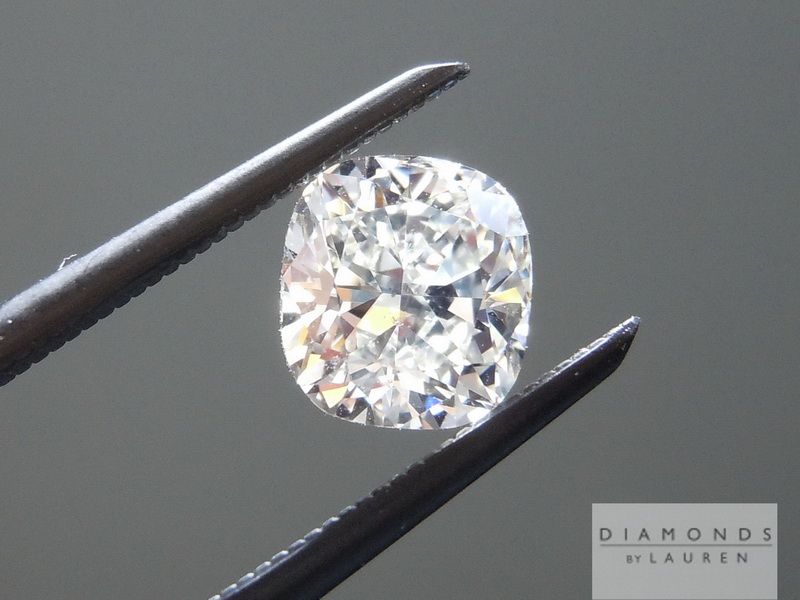 natural colorless diamond ring