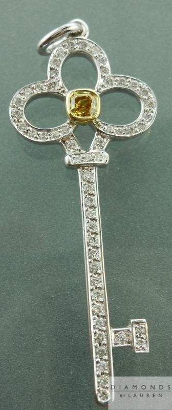 key diamond pendant