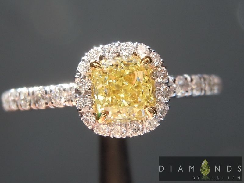 canary diamond ring
