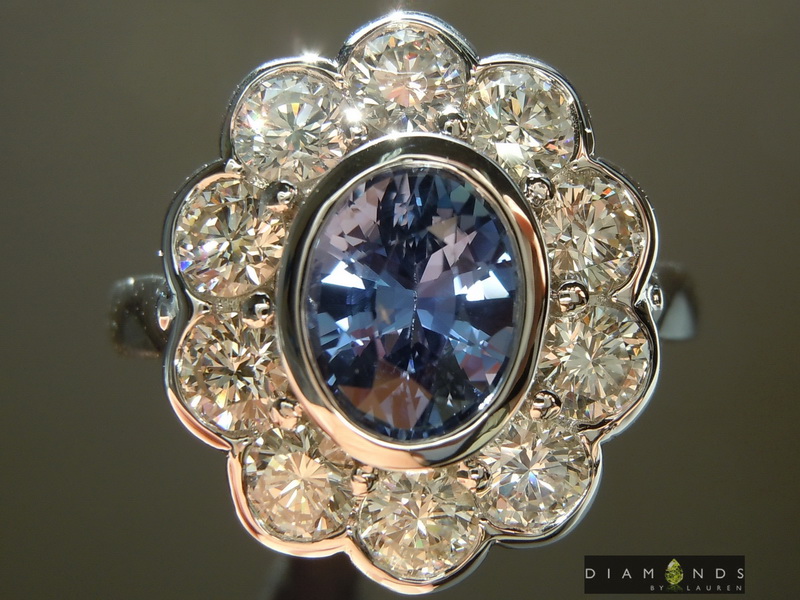 natural blue sapphire ring
