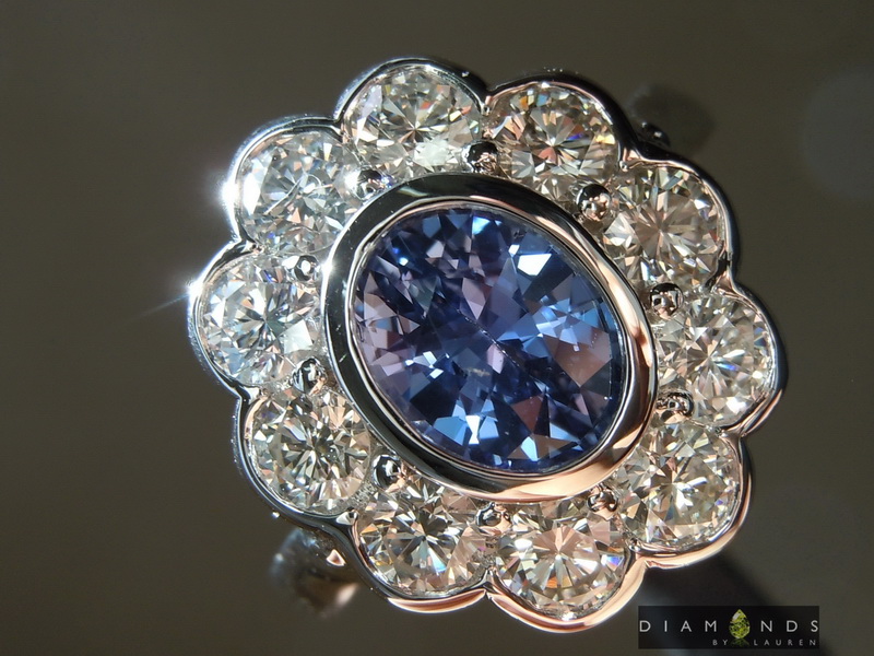 natural blue sapphire ring