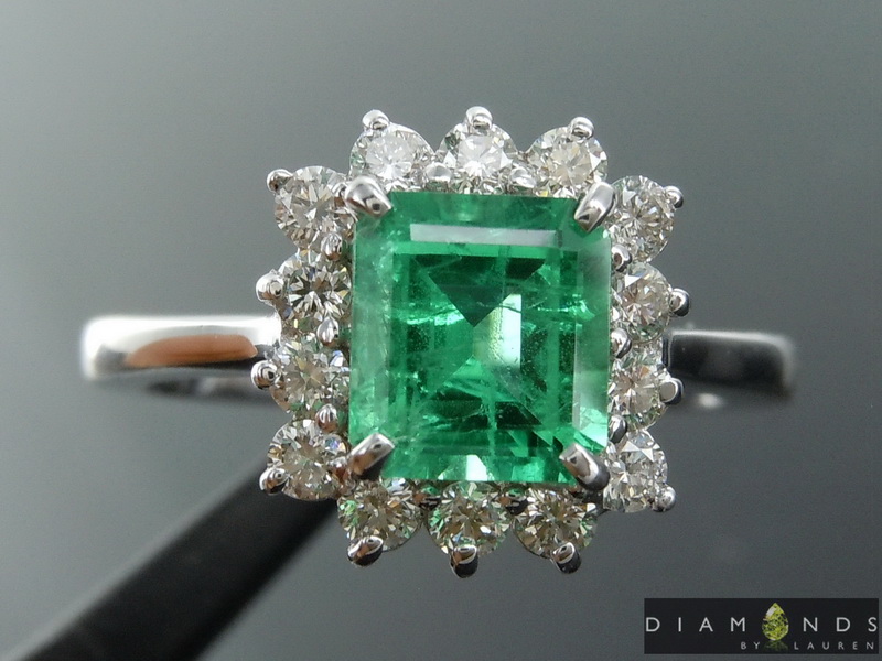 natural emerald ring