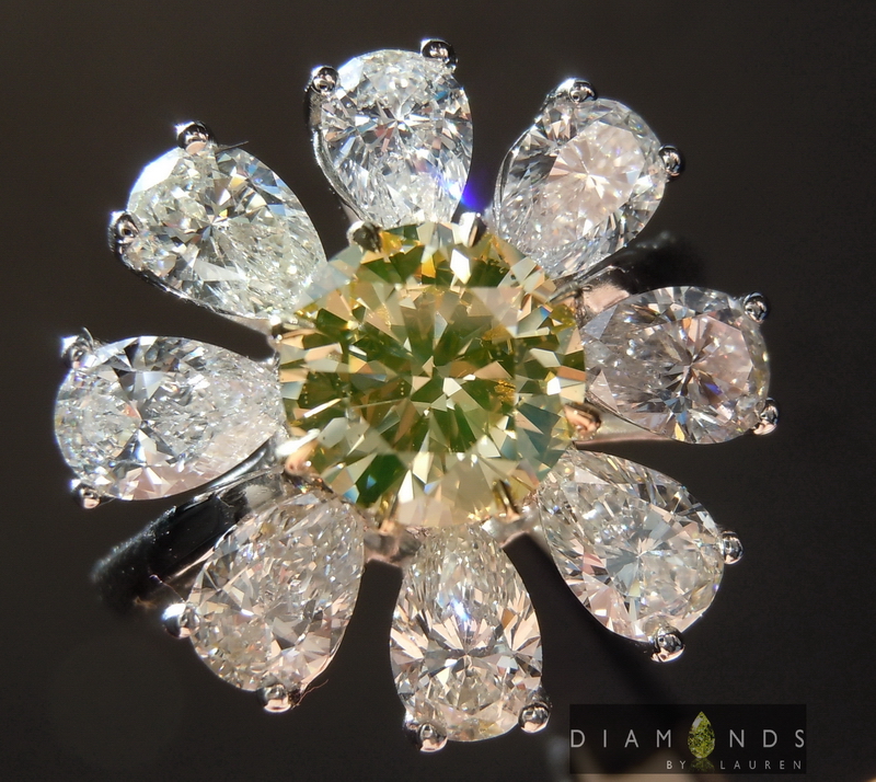 canary diamond ring