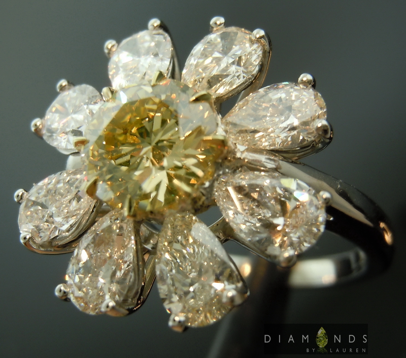 yellow diamond ring