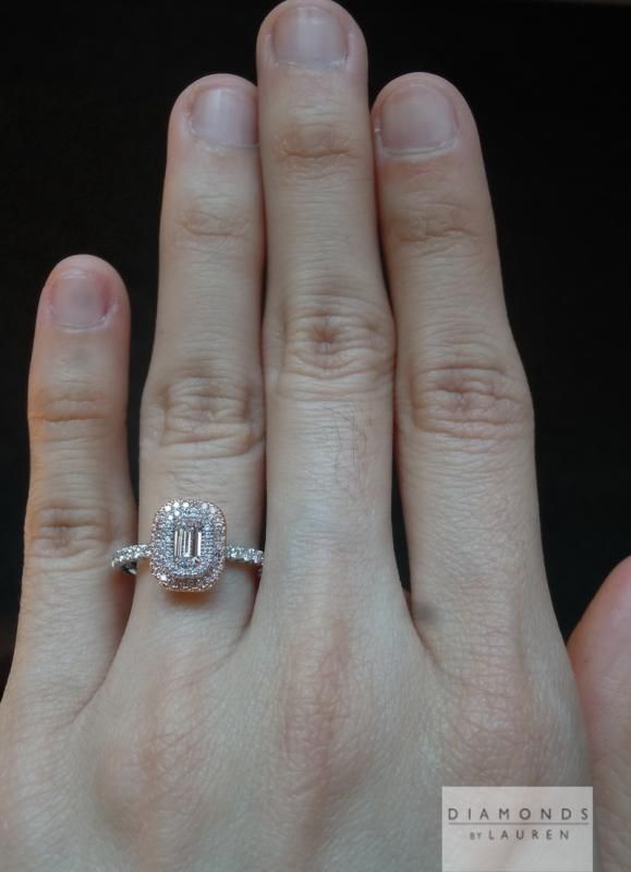 natural pink diamond ring