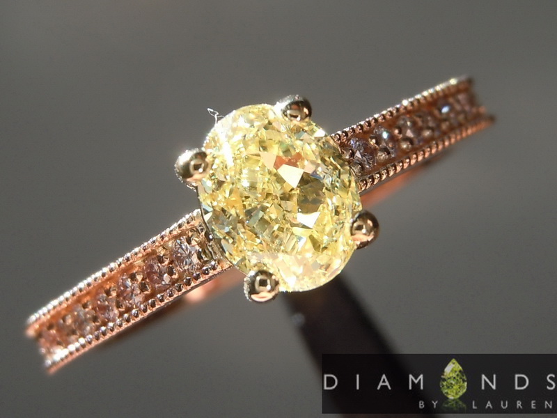 canary diamond ring
