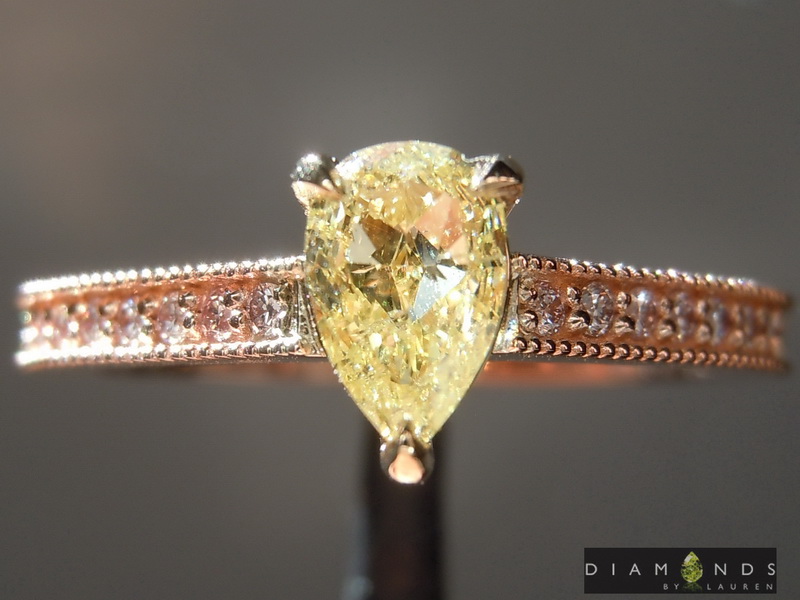 canary diamond ring