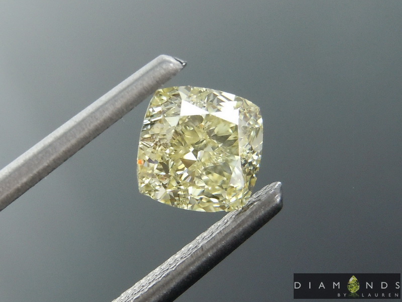 natural yellow diamond earrings