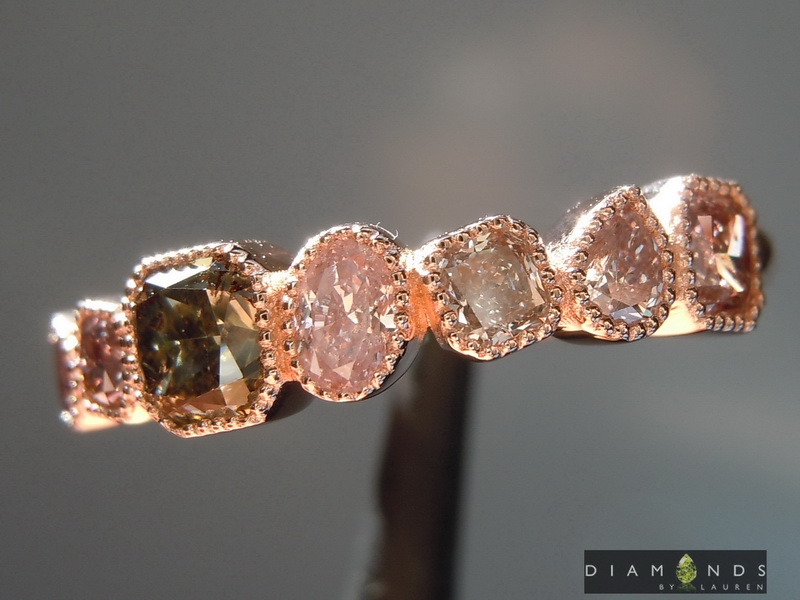 brown diamond ring