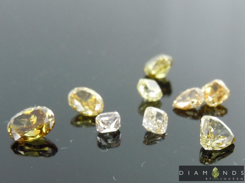 fancy color diamond parcel