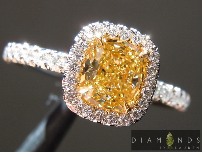 canary diamond ring