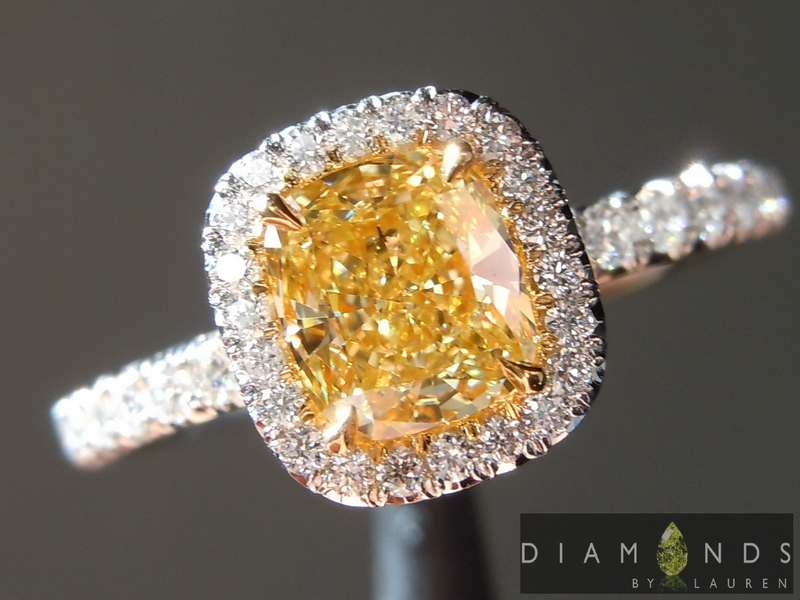 yellow diamond ring