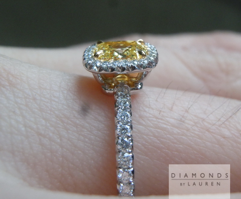 yellow diamond ring