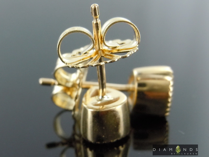 yellow diamond earrings