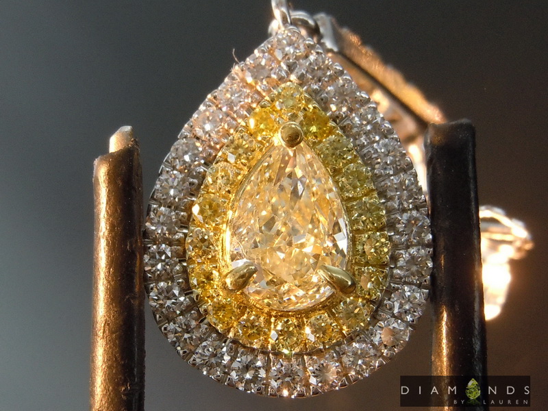  canary diamond earrings