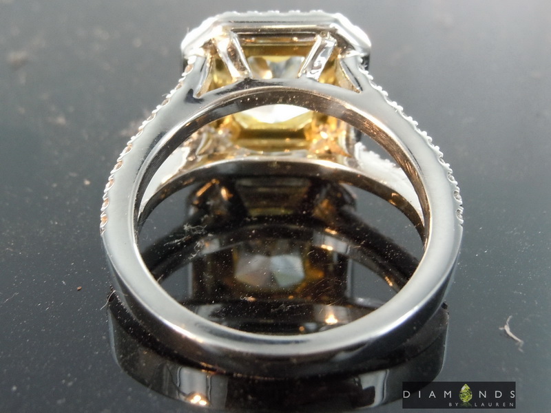 yellow diamond ring