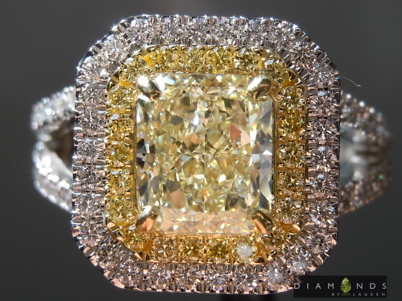 canary diamond ring