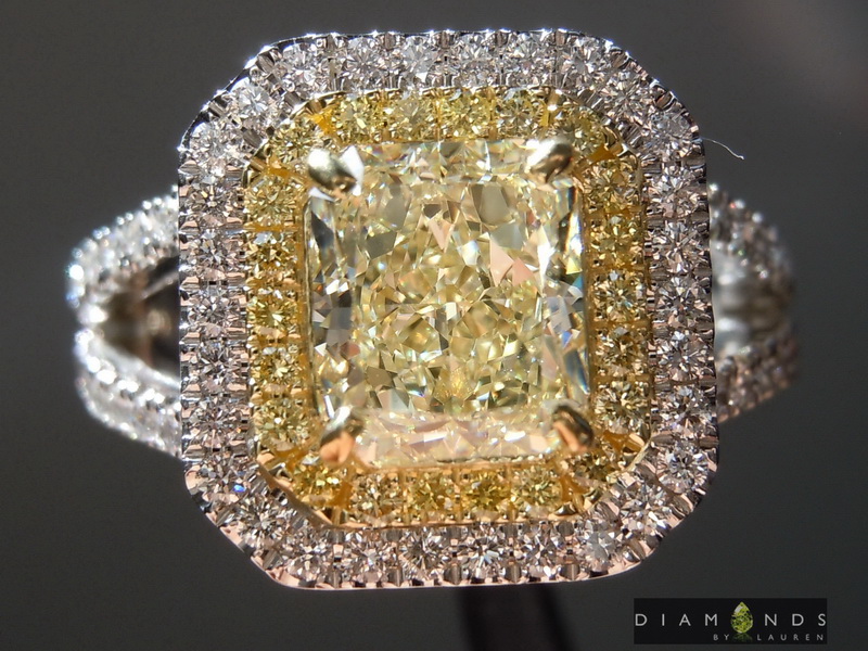 canary diamond ring